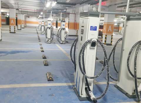 黄狮海学校华润学校40kw直流充电桩项目(图1)