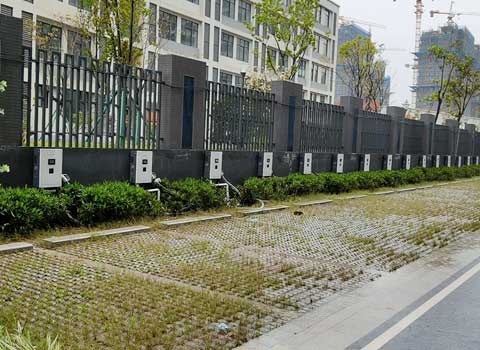 福建新城安置房４期30kw壁挂直流桩项目(图1)