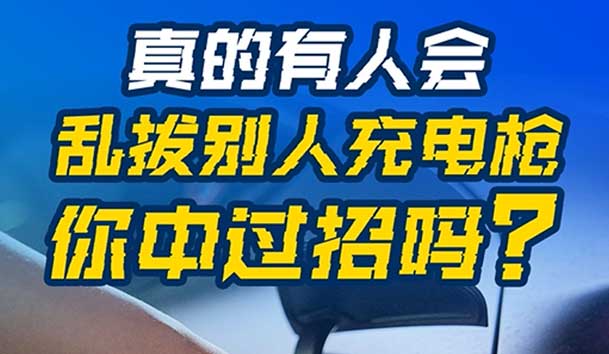 乱拔别人充电枪，后果很严重！受害者如何应对？
